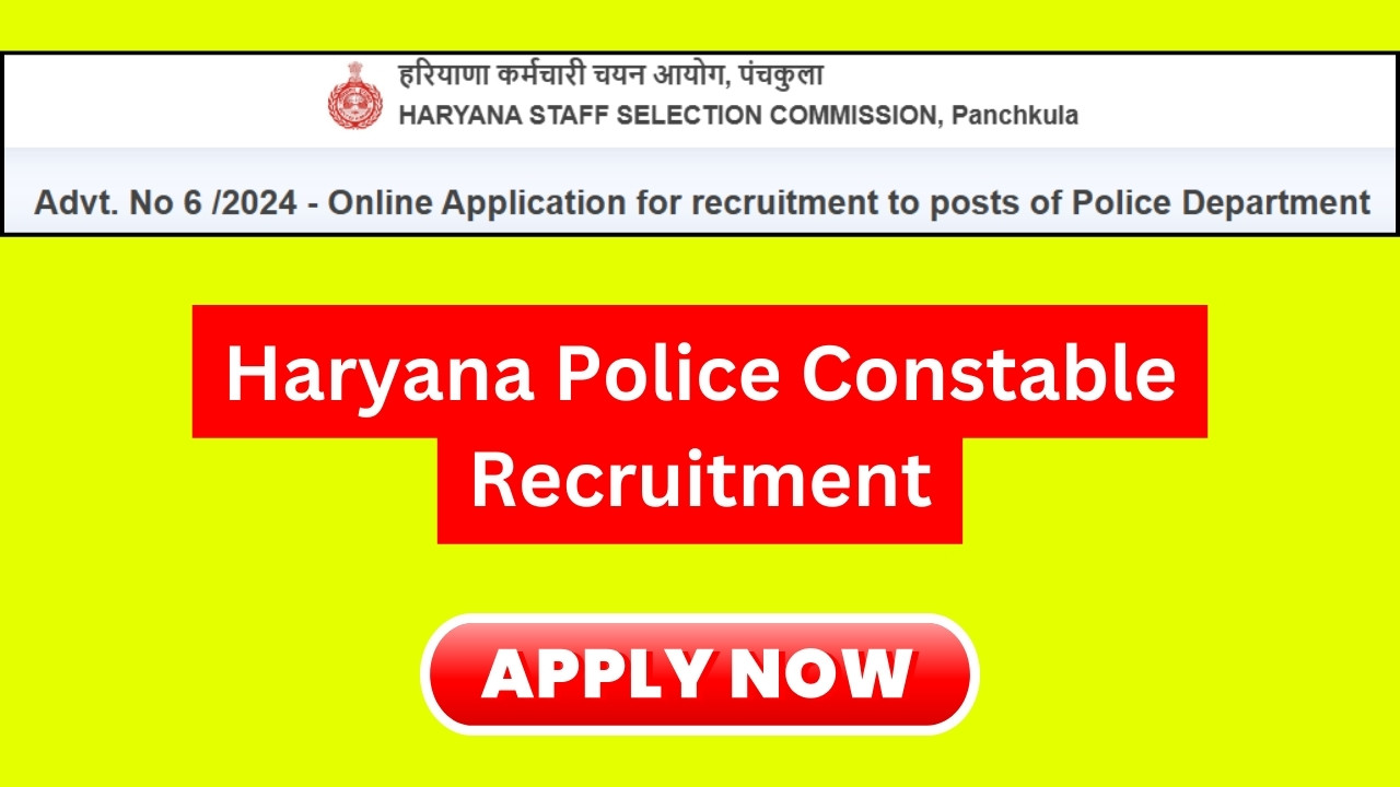 Haryana Police Constable Recruitment