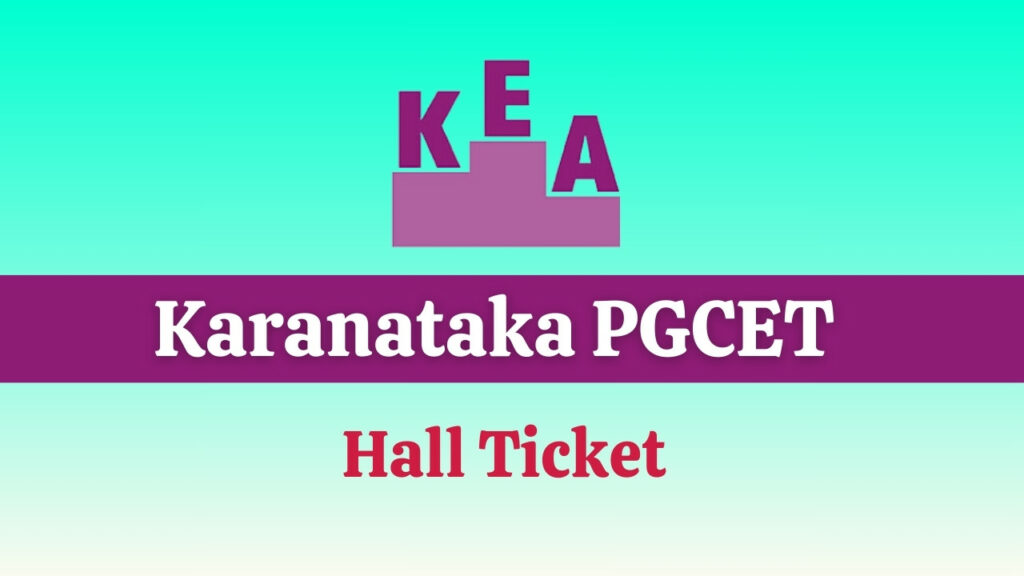 Karnataka PGCET Hall Ticket