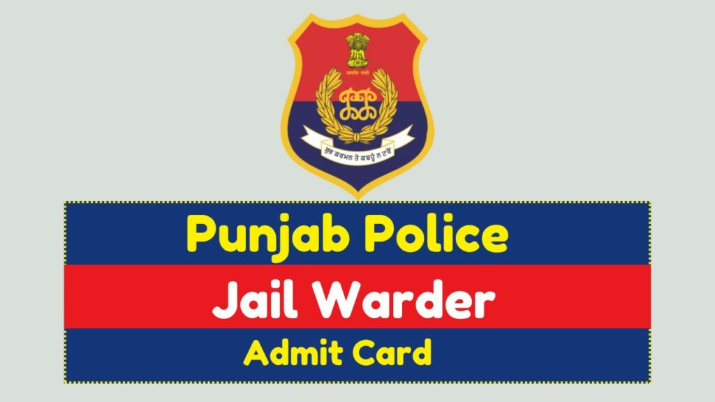 PP Jail Warder Admit Card