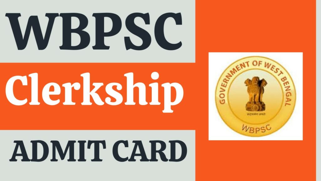 WBPSC Clerkship Admit Card