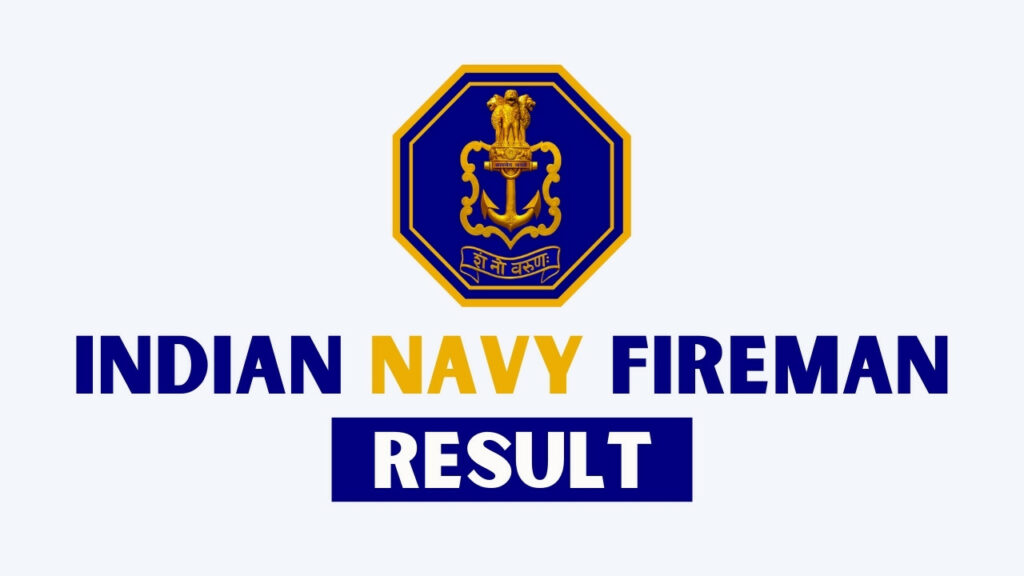 Indian Navy Fireman Result