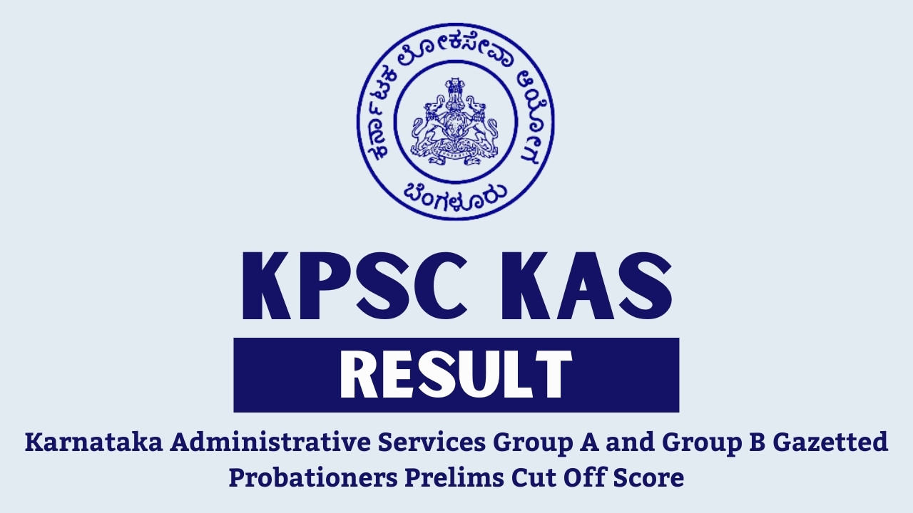 KPSC KAS Result