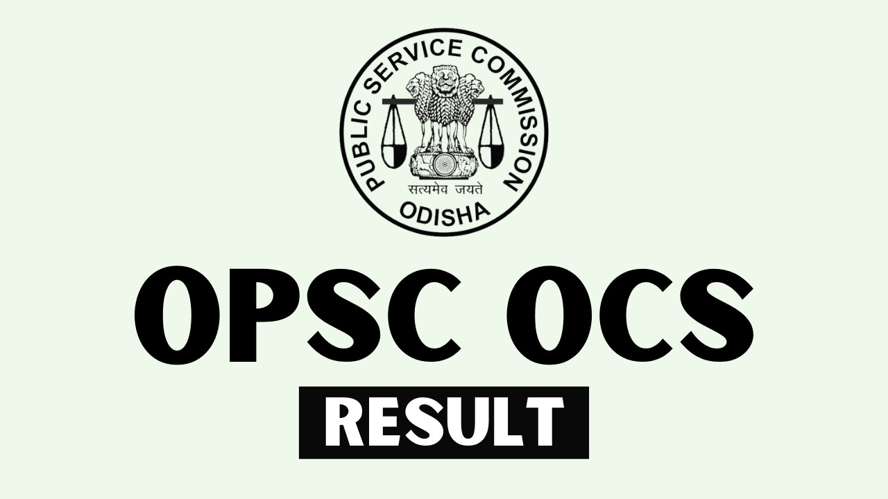 opsc ocs prelims result