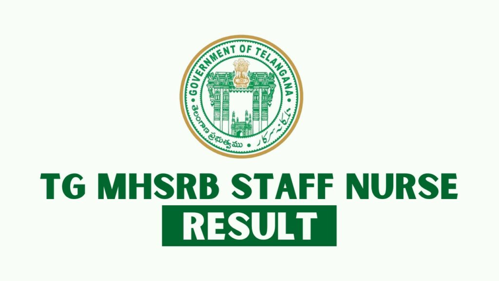 TG MHSRB Staff Nurse result