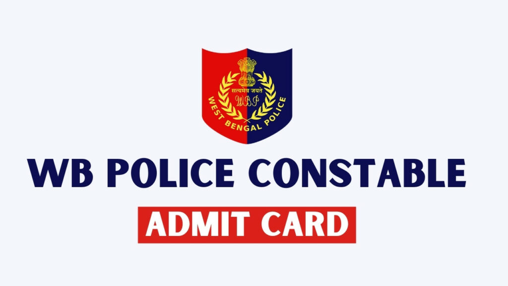 wb police constable admit card