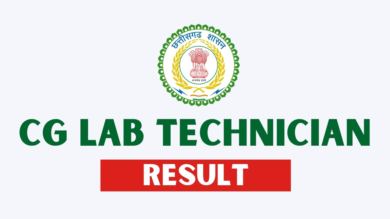 cg lab technician result